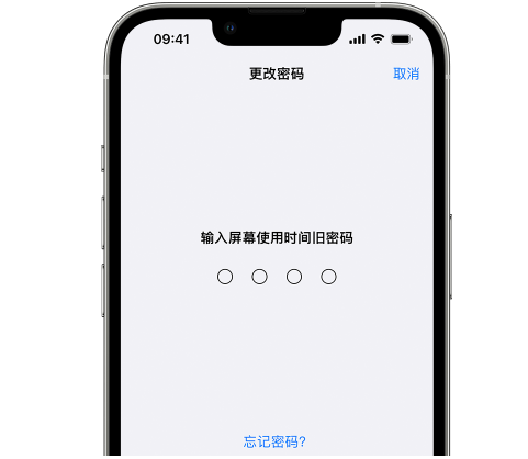 永安坝街道iPhone屏幕维修分享iPhone屏幕使用时间密码忘记了怎么办 