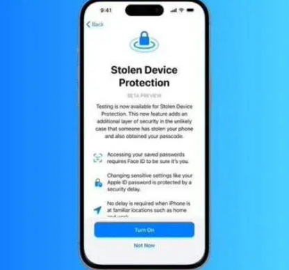 永安坝街道苹果授权维修店分享被盗设备保护功能开启方法 